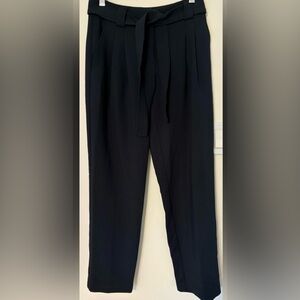NWT Maeve by Anthropologie Pleated Black Trousers Size 00